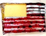 A picture of step 16 of American Flag Cake.