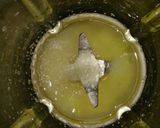 A picture of step 1 of Pineapple lemon juice.