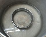 A picture of step 1 of Bourbon biscuit cake.
