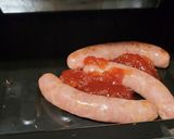 Foto del paso 2 de la receta: Mini sándwiches de salchichas con mermelada de tomate