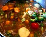 A picture of step 4 of Summer Vegetable and Cider Stew.