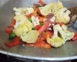 A picture of step 3 of Mix Vegetable Pulao.