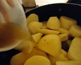 Foto del paso 5 de la receta: Carne y papas a la crema con champignones