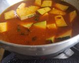 A picture of step 5 of Red pumpkin hot and spicy curry (vidharbh style).