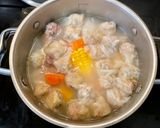 Hình bước làm 2 của món Canh củ quả há cảo