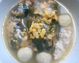 รูปขั้นตอนการทำที่ 5 ของ Rice Paper Dumpling Soup 🥟😋 ก๋วยเตี๋ยวปากหม้อใบไชยา