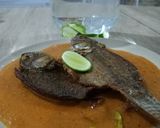 Foto langkah ke 5 dari resep Mujair kuah Pecak bumbu kacang.