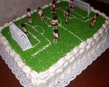 Foto del paso 4 de la receta: Torta canchita de futbol⚽️🥅