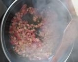 Foto del paso 3 de la receta: Espaguetis con salsa de queso, tomate y jamón
