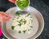 A picture of step 1 of Tricolour Puri.