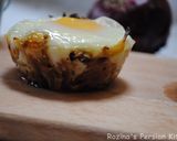 A picture of step 6 of Onion omelette muffins.
