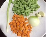 Foto langkah ke 1 dari resep Tumis Tempe, Tahu dan Jamur.