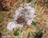 Foto del paso 3 de la receta: Pasta con mayonesa y vegetales