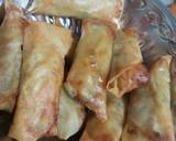 Chicken spring rolls recipe step 4 photo