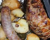 Foto del paso 2 de la receta Presa ibérica al horno con camisa de bacon