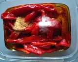 Foto del paso 4 de la receta: Pimientos rojos asados en freidora de aire