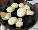 A picture of step 3 of Puri for panipuri.