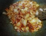 A picture of step 2 of Beans Aloo.