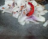 A picture of step 3 of Lemon Onion Rice.