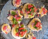 A picture of step 2 of Mini bread pizzas#Kids Recipe contest.