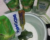 Foto langkah ke 2 dari resep Matcha Silky Pudding.