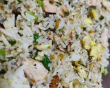 Foto langkah ke 5 dari resep Nasi Goreng Ayam Cabe Hijau.
