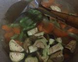 Foto langkah ke 3 dari resep Tumis BaBun SahRoTel(Bakso Buncis Sawi putih Terong Wortel).