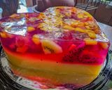 Foto langkah ke 5 dari resep Puding Buah.