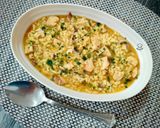 Foto del paso 6 de la receta: Arroz meloso con rodaja de pota y caldo dashi-no-moto