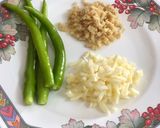 A picture of step 3 of Chilli Chicken.