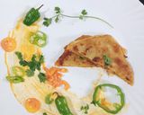 A picture of step 5 of Mughlai paratha.