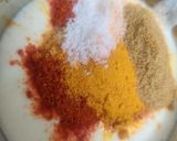 A picture of step 1 of Shahi paneer.