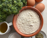 Foto del paso 1 de la receta: 1-Masa de brócoli para pizza 🥦 2- pizza con base de brócoli