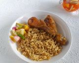 Foto langkah ke 5 dari resep Simple Nasi Kabsah ayam.