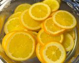 A picture of step 2 of Candied Orange Slices.