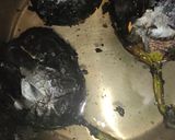 A picture of step 1 of Baingan Ka Bharta (eggplant 🍆).