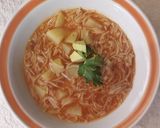 Foto del paso 3 de la receta: Sopita de fideo para niños, con caldo de pollo