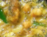 A picture of step 4 of Helencha Saag Bhaji (Stir Fried Buffalo Spinach).