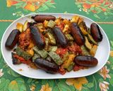 Une image de l'étape 17 de Minis chorizos grillés aux tomates et courgette ronde.