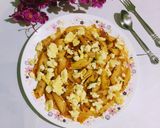 A picture of step 10 of Masala Egg Pasta.