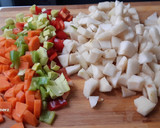 Foto del paso 1 de la receta: Conejo en salsa de peras