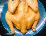 Hình bước làm 2 của món Gà khoả thân tắm nắng