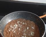 A picture of step 2 of Puffed Rajgara shira.