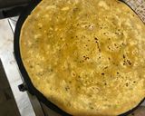 A picture of step 4 of Besan ke parathay.