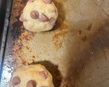 A picture of step 6 of Sweetened Condensed milk chocolate chip cookies.
