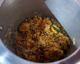 A picture of step 8 of Prawns Dum Biriyani.