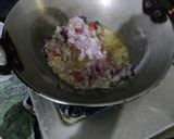A picture of step 2 of Moong dal Dalma.