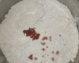 A picture of step 1 of Turkish flat bread(Bazlama).