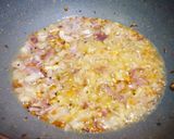 A picture of step 2 of Palak Chana dal.