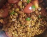 चना मोठ सलाद (chana meethe salad recipe in Hindi) रेसिपी चरण 3 फोटो